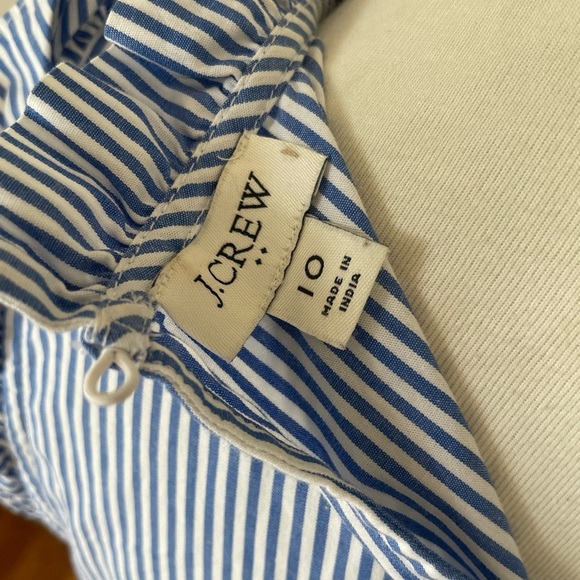 J. Crew Seersucker Striped Sleeveless Midi Sundress - Picture 8 of 8